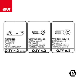 GIVI D214KIT tBbeBOLbg Xe[ XN[p HONDA Vo[ECO 600 Vo[EBO400 Ή p݌v oCNp