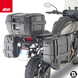 GIVI PLO8400MK サイドケースホルダー PL ONE-FIT MONOKEYサイドケース用／HARLEY DAVIDSON PAN AMERICA 1250 (21 - 23)専用／ジビ