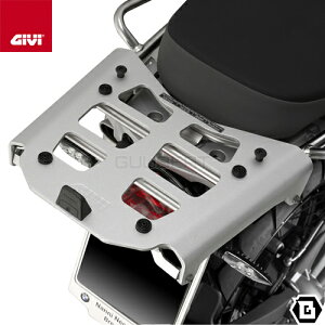 GIVI SRA5102 シルバー アルミベース一体型キャリア モノキー MONOKEY トップケース用 BMW R 1200 GS ADVENTURE 対応 専用設計 バイク用