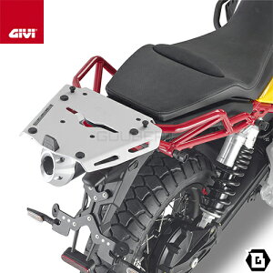 GIVI SRA8203 シルバー アルミベース一体型キャリア モノキー MONOKEY トップケース用 MOTO GUZZI V85 TT 対応 専用設計 バイク用
