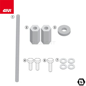 GIVI TN5108KIT tXe[ GWK[h NbVo[p BMW R 1200 GS R 1200 R R 1200 RS Ή p݌v oCNp