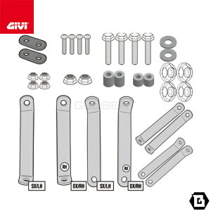 GIVI A6119A �X�N���[��440A�E441A��p ��t�L�b�g �t�B�b�e�B���O�L�b�g KYMCO �A�W���e�B�[ 200 R16+ �A�W���e�B�[ 150 R16+ �A�W���e�B�[ S 125 �A�W���e�B�[ 125 R16+ �A �Ή� �o�C�N�p