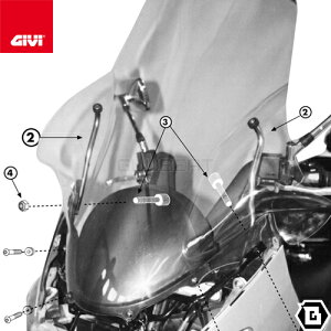 GIVI D156KIT �X�N���[����t�p �t�B�b�e�B���O�L�b�g 156D 156DT�Ή� �X�e�[�Z�b�g SUZUKI AN 250-400 BUSINESS AN 250-400 BURGMAN �Ή� ��p�݌v �o�C�N�p