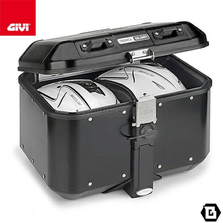 楽天市場】GIVI DLM46B トップケース アルミ製 46L容量 TREKKER 