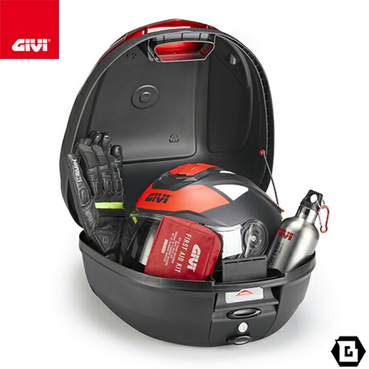 楽天市場】GIVI E300N2B トップケース MONOLOCKタイプ 30L容量 