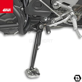GIVI ES2122 サイドスタンド エクステンション アルミ ステンレス シルバー YAMAHA XSR 900 トレーサー 900 トレーサー 900 GT MT-09 トレーサー ナイケン 900 ナイケン GT 900 対応 専用設計 バイク用