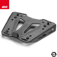 GIVI M8B ベースプレート アルミ製 モノキー（MONOKEY）トップケース用 ブラック（Trekker Rack） バイク用
