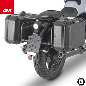 GIVI PLO8206MK �T�C�h�P�[�X�z���_�[ MONOKEY ���m�L�[ �p PL ONE-FIT MOTO GUZZI V7 �X�g�[�� V7 �X�y�V���� �Ή� ��p�݌v �o�C�N�p
