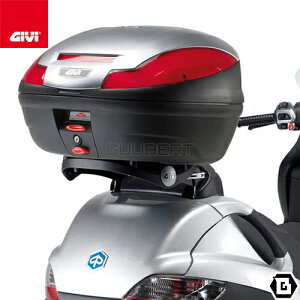 GIVI SR134M �L�����A MONOLOCK�x�[�X�t�� �X�y�V�������A���b�N �g�b�v�P�[�X�p PIAGGIO MP3 500 �r�W�l�X MP3 400 �c�[�����O MP3 400 MP3 300 �X�|�[�c MP3 300 �r�W�l�X �Ή� �o�C�N�p