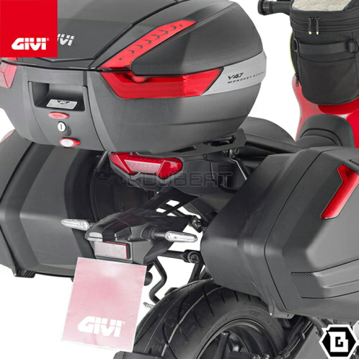 楽天市場】GIVI SRA2159 ブラック アルミベース一体型キャリア 
