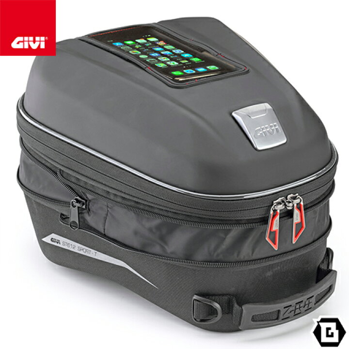 楽天市場】GIVI ST612+ タンクバッグ TANKLOCK対応 12〜15L可変 防水 