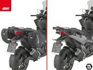 GIVI STL1188 サイドバッグホルダー STELTHシステム 左右セット EASY12L EASY12R専用 HONDA X-ADV フォル…