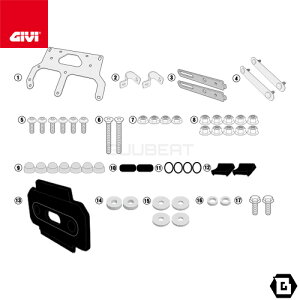 GIVI TL3112KIT c[{bNXXe[ S250p tBbeBOLbg HONDA CB500X 400X SUZUKI VXg[ 1000 VXg[ 650 Ή p݌v oCNp
