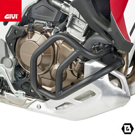 GIVI TN1178 エンジンガード クラッシュバー ブラック スチール製 HONDA CRF1100L アフリカツイン CRF1100L アフリカツインADVSPORTS 対応 専用設計 バイク用