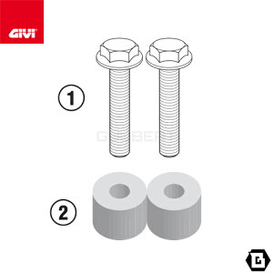GIVI TN8703KIT ��t�X�e�[ �G���W���K�[�h �N���b�V���o�[�p BENELLI TRK 502 X �Ή� ��p�݌v �o�C�N�p