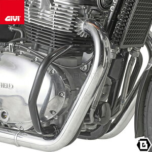 GIVI TN9051 �G���W���K�[�h �N���b�V���o�[ �u���b�N �X�`�[���� ROYAL ENFIELD �C���^�[�Z�v�^�[ 650 �R���`�l���^�� GT 650 �Ή� ��p�݌v �o�C�N�p
