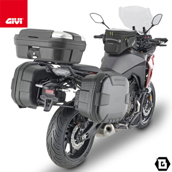 楽天市場】GIVI TRK35B トップケース サイドケース 兼用 35L容量 