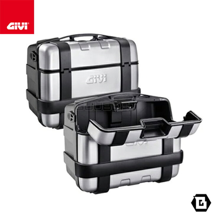 楽天市場】GIVI TRK46PACK2 TREKKER トップ・サイドケース兼用 2ケース 