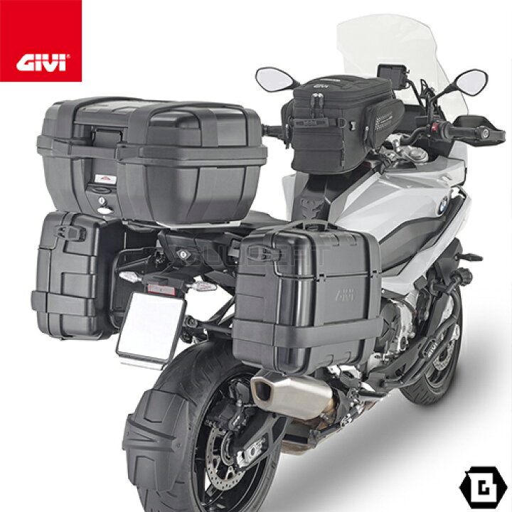 楽天市場】GIVI TRK52B TREKKER トップケース ブラックアルミカバー 