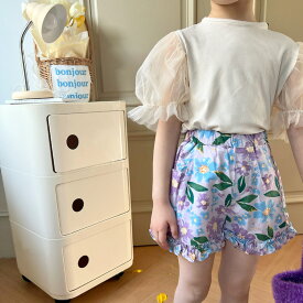 送料無料 20%OFF SALE 子供 夏 シフォン バルーン袖 リブ Tシャツ パフスリーブ レース メッシュ 100 110 120 130 140 ピンク 白 ホワイト 水色 パープル 紫 パステルカラー キャンディカラー プリンセス キッズ 保育園 小学生 綿 韓国子供服 おしゃれ 女の子