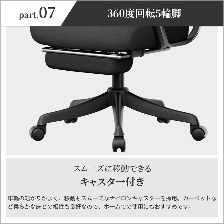 楽天市場】GXTRACE オフィスチェア 通気性 メッシュ トリガーボタン 