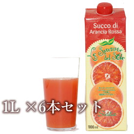 【送料無料】オルトジェル社　ブラッドオレンジジュース　1L×6本