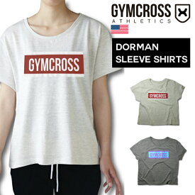 GYMCROSS ジムクロス パークドルマンTシャツ フィットネスウェア ヨガウェア ジョギング ランニング レディース ml-w002