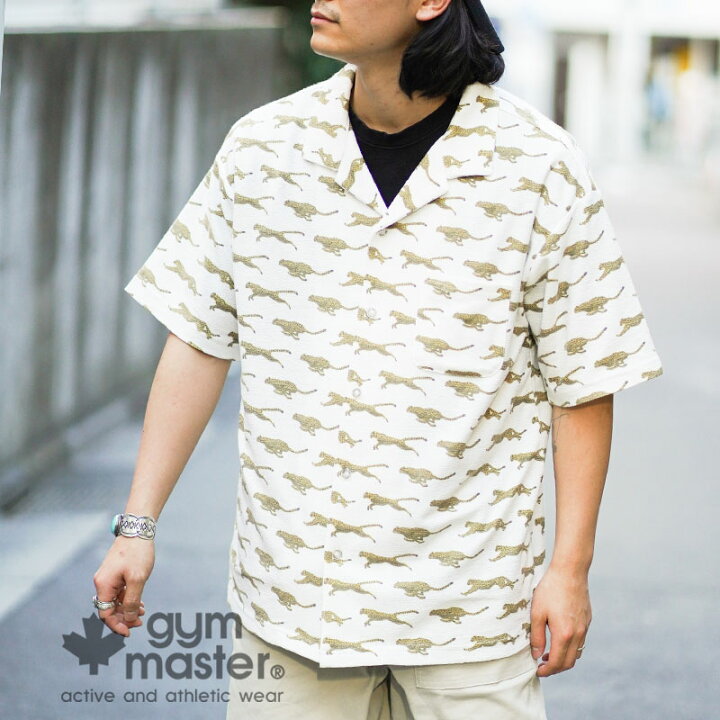 楽天市場 Gym Master ジムマスター 公式 梨地ハッピーペイントオープンカラーシャツ Go Out 掲載 メンズ レディース ユニセックス 総柄 トップス 開襟襟 春夏 カジュアル レトロ 洗いざらし 海外発送 G Gym Master On Line Shop