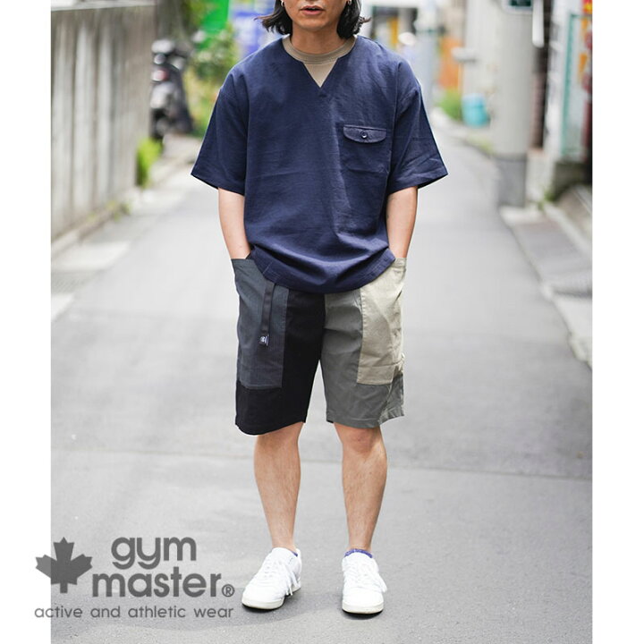 楽天市場 Gym Master ジムマスター 公式ピンストライプガーデニングショーツメンズ レディース カジュアル コットン ストライプ ショートパンツ 短パン ガーデニング ワイドポケット 海外発送 G Gym Master On Line Shop