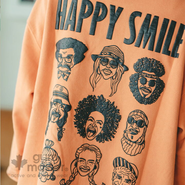 楽天市場】gym master(ジムマスター) 公式HAPPY SMILEスウェットビッグ 