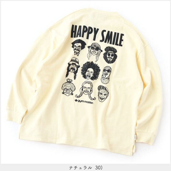 楽天市場】gym master(ジムマスター) 公式HAPPY SMILEスウェットビッグ 