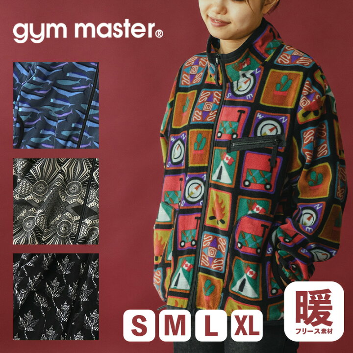 楽天市場】gymaster(ジムマスター) 公式ジムマスター総柄フリース