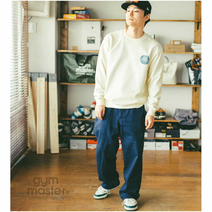 楽天市場 Gym Master ジムマスター 公式ひじおじさん トレーナー ブランド 大きめ 大きいサイズ おしゃれ 秋冬春 スウェット プリント クルーネック 裏毛 メンズ レディース かっこいい カジュアル ストリート おしゃれ おもしろい 白 黒 グレー 紺 青 緑 G