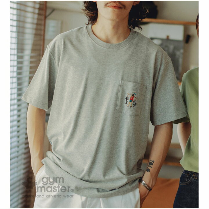 楽天市場】gym master(ジムマスター)公式6.5oz起毛天竺 釣り人刺繍 Tee 