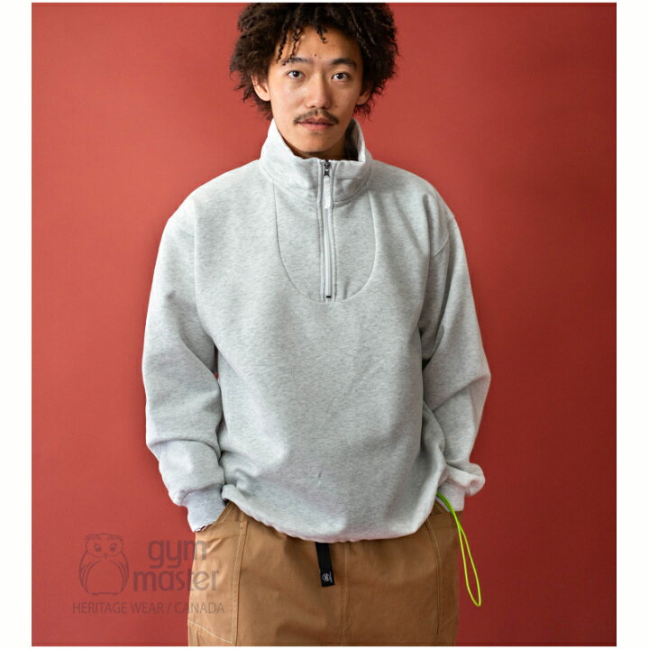 楽天市場】gym master 公式12ozヘビー裏起毛スウェットハーフジップ  