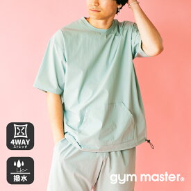 gym master(ジムマスター) 公式 ComfyナイロンTEEメンズ｜レディース｜ユニセックス｜ジムマスター｜ナイロン｜Tシャツ｜ドローコード｜裾絞り｜ストレッチ｜機能的｜アウトドア｜撥水加工｜海外発送｜ G121700