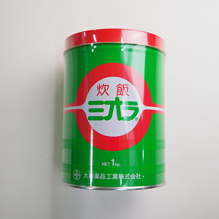 楽天市場】炊飯ミオラ（炊飯品質向上剤）1kg缶 常温便 [みおら] : 築地魚群