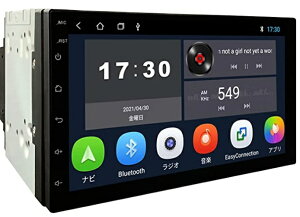 ؐ쏊 AMEX-SL01A 2DINJ[I[fBI iPhone Android Ag ԍڃfBXvCI[fBI X}z`[ ~[O AM FM Bluetooth VTRo Android10 AMEX-SL-01A AMEX-SL01-A