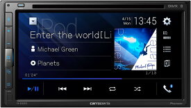 【在庫有り】パイオニア FH-8500DVS ディスプレイオーディオ 6.8インチ 2DIN AppleCarPlay AndroidAuto CD DVD USB Bluetooth AM FM カロッツェリア FH8500DVS