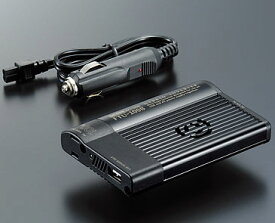 セルスター cellstar FTU-100B DC12V用 USB対応 AC対応　最大出力100W USBもACコンセントもOK 車の中でいろいろ使えるハイブリッドインバーター DC/ACインバーター