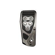 カーメイト RP106BCR フットレストペダル アルミダイキャストボディ 本格GTペダル ブラッククローム RP10…