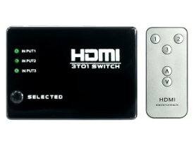 ビートソニック IF21A HDMIセレクター 3入力1出力 インターフェースアダプター HDMI切替器 外部電源は不要