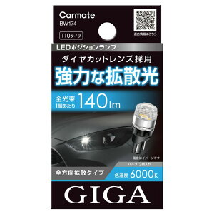 J[Cg BW174 GIGA LED|WVou R140T 6000K _CJbgY 2 ԌΉ BW-174