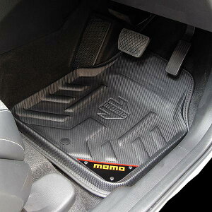 MOMO 3MDBSSJ ドライブ カーマット フロアマット トレイマット ブラック カーボン調 SSサイズ(後席・前席兼用)約49cm × 45-m(1枚) ブラックプレート