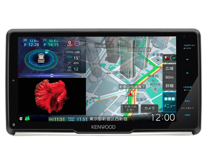 楽天市場】ケンウッド MDV-M908HDF 9V型フローティングAV 