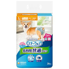 ユニ・チャーム　マナーウェア高齢犬用　紙オムツ　L　26枚