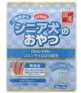 デビフ　7歳から　シニア犬のおやつ　DHA・EPA・コエンザイムQ10配合　　25g×4袋