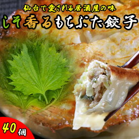 【しそ餃子】送料無料 鉄板餃子歩夢 40個入り 冷凍餃子 仙台名物 和豚もちぶた使用 ジューシー肉汁 生餃子 国産餃子 ぎょうざ ギョウザ ギョーザ 焼き餃子 お取り寄せ グルメ 家庭用 送料無料 惣菜 中華点心 地産地消 手作り餃子 青しそ