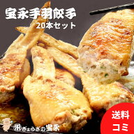 【送料無料】宝永手羽餃子20本（4袋） 1.2kg ぎょうざの宝永【製造元】 北海道 冷凍餃子 ぎょうざ 生餃子…