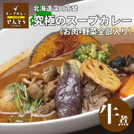 初登場記念！ 100円引き♪スープカレー とろーり牛すじ煮 北海道 お取り寄せ ギフト 母の日 レトルト